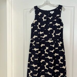 Loft, size 8, Navy and White, Adorable for cocktails or Girls Lunch.